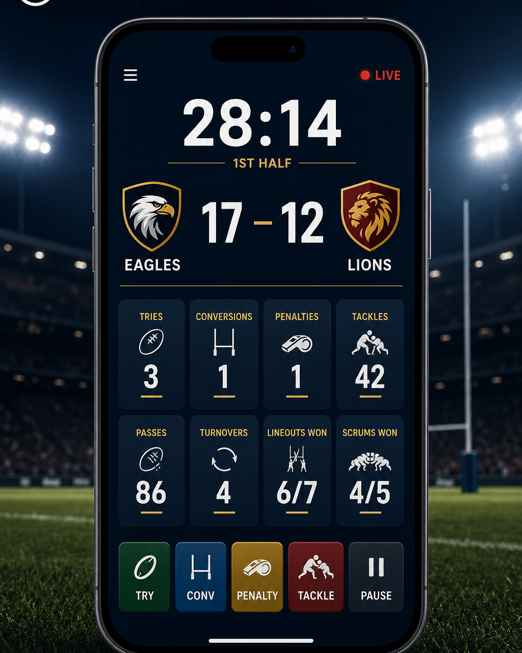 Timekeeper Rugby Rugby Time Keeper — Rugby Team Management & Stats